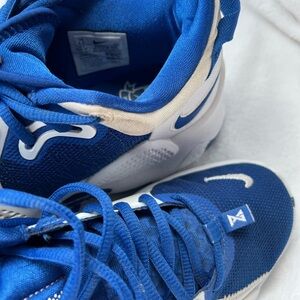 Nike Blue and White Sneakers with Modern Athletic Design